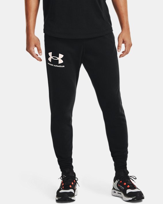Men's UA Rival Terry Joggers in Black image number 0